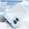 Phonesta Acrylic Hybrid Back Cover hoesje voor Motorola Edge 50 Fusion - Blauw 2