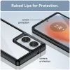 Phonesta Acrylic Hybrid Back Cover hoesje voor Motorola Edge 50 Fusion - Zwart 5
