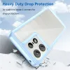 Phonesta Acrylic Hybrid Back Cover hoesje voor Motorola Edge 50 Pro - Blauw 3