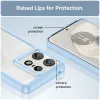 Phonesta Acrylic Hybrid Back Cover hoesje voor Motorola Edge 50 Pro - Blauw 6
