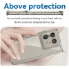 Phonesta Acrylic Hybrid Back Cover hoesje voor Motorola Edge 50 Ultra - Transparant 4