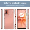 Phonesta Acrylic Hybrid Back Cover hoesje voor Motorola Moto G04 / G04s / G24 / G24 Power / E14 - Transparant 8