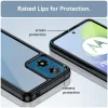 Phonesta Acrylic Hybrid Back Cover hoesje voor Motorola Moto G04 / G04s / G24 / G24 Power / E14 - Zwart 6
