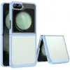 Phonesta Acrylic Hybrid Back Cover hoesje voor Samsung Galaxy Z Flip 7 FE / Z Flip 6 - Blauw