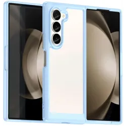 Phonesta Acrylic Hybrid Back Cover hoesje voor Samsung Galaxy Z Fold 6 - Blauw