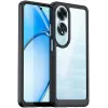Phonesta Acrylic Hybrid Back Cover hoesje voor Oppo A60 4G - Zwart
