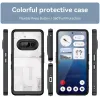Phonesta Acrylic Hybrid Back Cover hoesje voor Nothing Phone (3a) - Zwart 2