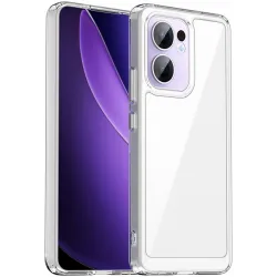 Phonesta Acrylic Hybrid Back Cover hoesje voor Oppo Reno13 F 4G/5G / Reno13 FS 5G - Transparant
