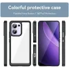 Phonesta Acrylic Hybrid Back Cover hoesje voor Oppo Reno13 F 4G/5G / Reno13 FS 5G - Zwart 8