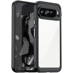 Phonesta Acrylic Hybrid Back Cover hoesje voor Google Pixel 9 Pro XL - Zwart