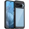 Phonesta Acrylic Hybrid Back Cover hoesje voor Google Pixel 9 / 9 Pro - Zwart