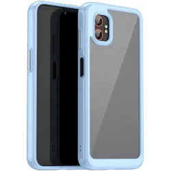 Phonesta Acrylic Hybrid Back Cover hoesje voor Samsung Galaxy Xcover 7 Pro - Blauw