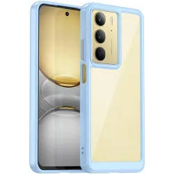 Phonesta Acrylic Hybrid Back Cover hoesje voor Realme 14x / C75 - Blauw