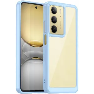 Phonesta Acrylic Hybrid Back Cover hoesje voor Realme 14x / C75 - Blauw