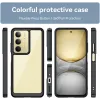 Phonesta Acrylic Hybrid Back Cover hoesje voor Realme 14x / C75 - Zwart 2