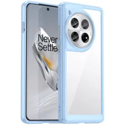Phonesta Acrylic Hybrid Back Cover hoesje voor OnePlus 12 - Blauw