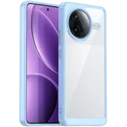 Phonesta Acrylic Hybrid Back Cover hoesje voor Xiaomi Poco F7 Pro - Blauw