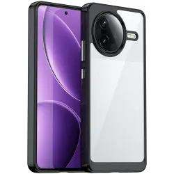 Phonesta Acrylic Hybrid Back Cover hoesje voor Xiaomi Poco F7 Pro - Zwart