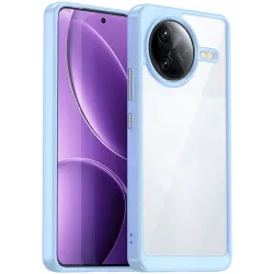 Phonesta Acrylic Hybrid Back Cover hoesje voor Xiaomi Poco F7 Ultra - Blauw