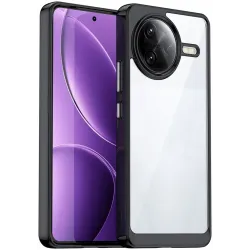 Phonesta Acrylic Hybrid Back Cover hoesje voor Xiaomi Poco F7 Ultra - Zwart