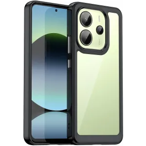 Phonesta Acrylic Hybrid Back Cover hoesje voor Xiaomi Redmi Note 14 4G 164.8mm - Zwart