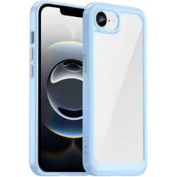 Phonesta Acrylic Hybrid Back Cover hoesje voor Apple iPhone 17e/16e - Blauw