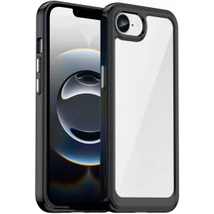 Phonesta Acrylic Hybrid Back Cover hoesje voor Apple iPhone 17e/16e - Zwart