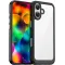 Phonesta Acrylic Hybrid Back Cover hoesje voor Apple iPhone 17 - Zwart