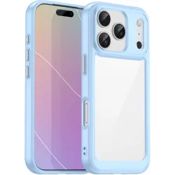 Phonesta Acrylic Hybrid Back Cover hoesje voor Apple iPhone 17 Pro - Blauw