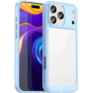 Phonesta Acrylic Hybrid Back Cover hoesje voor Apple iPhone 17 Pro Max - Blauw