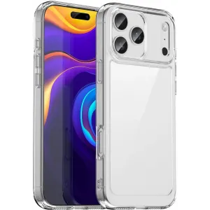 Phonesta Acrylic Hybrid Back Cover hoesje voor Apple iPhone 17 Pro Max - Transparant