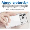 Phonesta Acrylic Hybrid Back Cover hoesje voor Apple iPhone 17 Pro Max - Transparant 4