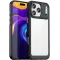 Phonesta Acrylic Hybrid Back Cover hoesje voor Apple iPhone 17 Pro Max - Zwart