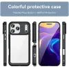 Phonesta Acrylic Hybrid Back Cover hoesje voor Apple iPhone 17 Pro Max - Zwart 2