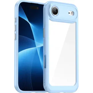 Phonesta Acrylic Hybrid Back Cover hoesje voor Apple iPhone Air - Blauw