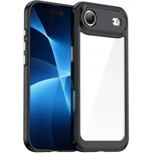 Phonesta Acrylic Hybrid Back Cover hoesje voor Apple iPhone Air - Zwart