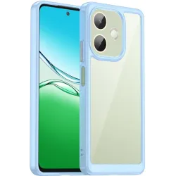 Phonesta Acrylic Hybrid Back Cover hoesje voor Oppo A5 Pro - Blauw
