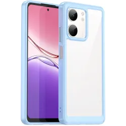 Phonesta Acrylic Hybrid Back Cover hoesje voor Oppo A5x - Blauw