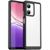 Phonesta Acrylic Hybrid Back Cover hoesje voor Oppo A5x - Zwart