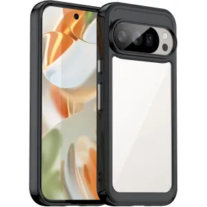 Phonesta Acrylic Hybrid Back Cover hoesje voor Google Pixel 10 / 10 Pro - Zwart