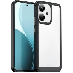 Phonesta Acrylic Hybrid Back Cover hoesje voor Oppo Reno14 - Zwart