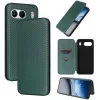 Phonesta Carbon Fiber Skin Book Wallet Case hoesje voor OnePlus Nord 4 - Donkergroen 9