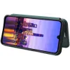Phonesta Carbon Fiber Skin Book Wallet Case hoesje voor Samsung Galaxy A16 - Donkergroen 3