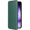 Phonesta Carbon Fiber Skin Book Wallet Case hoesje voor Oppo Reno13 - Donkergroen 8