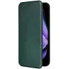 Phonesta Carbon Fiber Skin Book Wallet Case hoesje voor Oppo Reno13 F 4G/5G / Reno13 FS 5G - Donkergroen 8