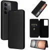 Phonesta Carbon Fiber Skin Book Wallet Case hoesje voor Realme 14x / C75 - Zwart 7