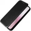 Phonesta Carbon Fiber Skin Book Wallet Case hoesje voor Apple iPhone 17e/16e - Zwart 5