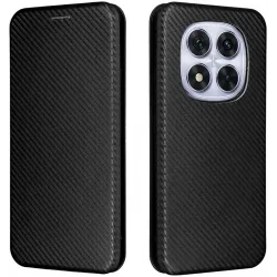 Phonesta Carbon Fiber Skin Book Wallet Case hoesje voor Xiaomi Redmi Note 14 Pro 4G - Zwart