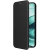 Phonesta Carbon Fiber Skin Book Wallet Case hoesje voor Xiaomi Redmi Note 14 4G - Zwart 2