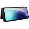 Phonesta Carbon Fiber Skin Book Wallet Case hoesje voor Xiaomi Redmi 14C / Xiaomi Poco C75 - Zwart 3